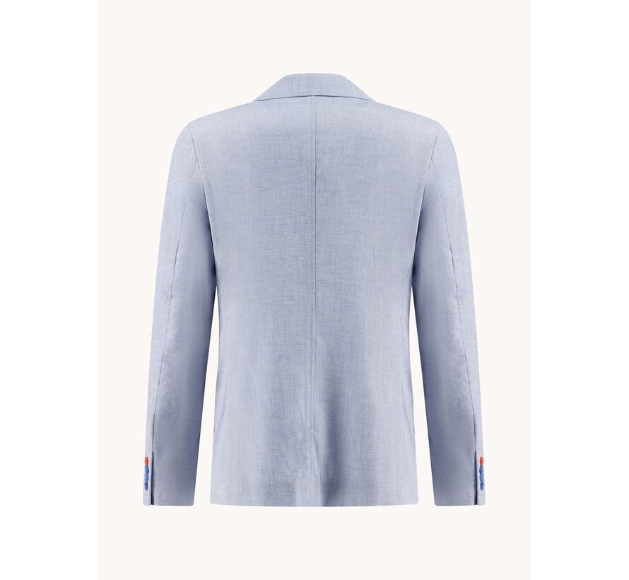 A Fish Named Fred Colbert Linen Look Light Blue (33.105 - 610)