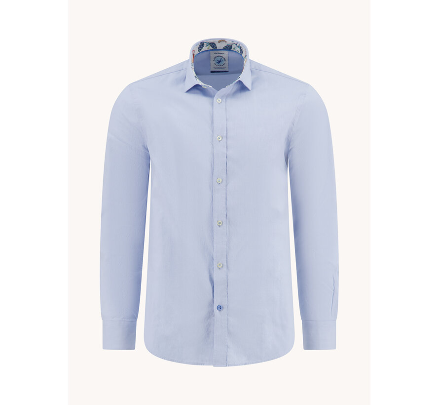 A Fish Named Fred Overhemd Oxford Light Blue (33.026 - 610)