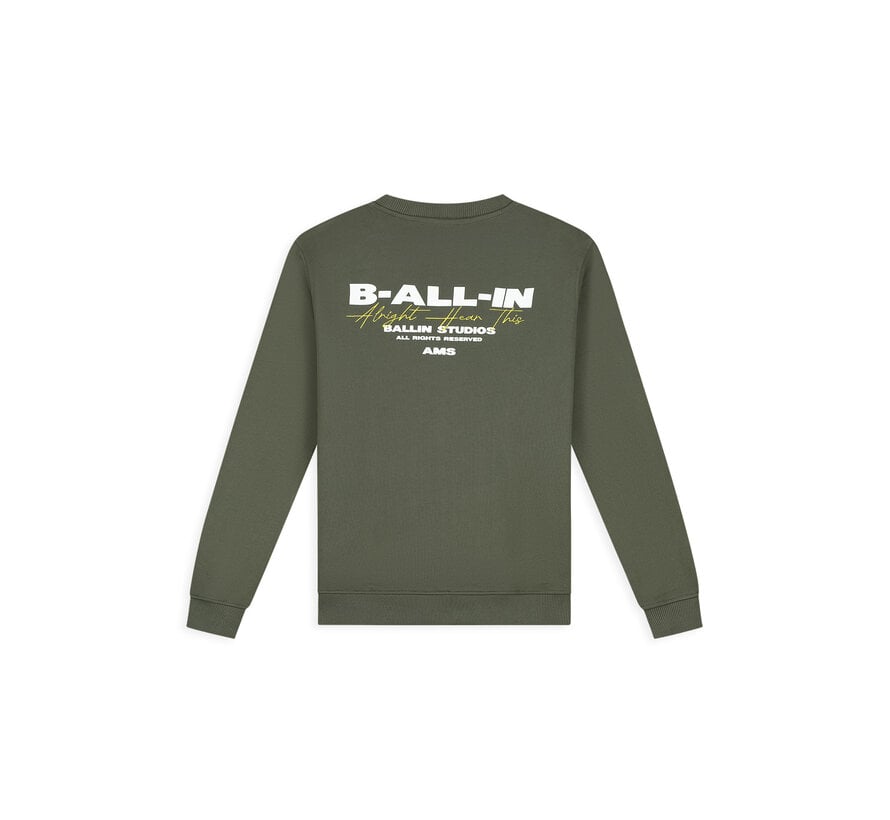 Ballin Sweater Alright Hear This Green (26019301 - 11)