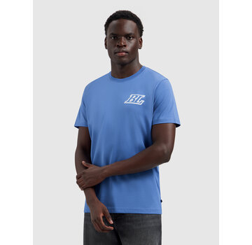 BALLIN' Ballin T-shirt Stacked Logo Faded Cobalt (26019107 - 12)