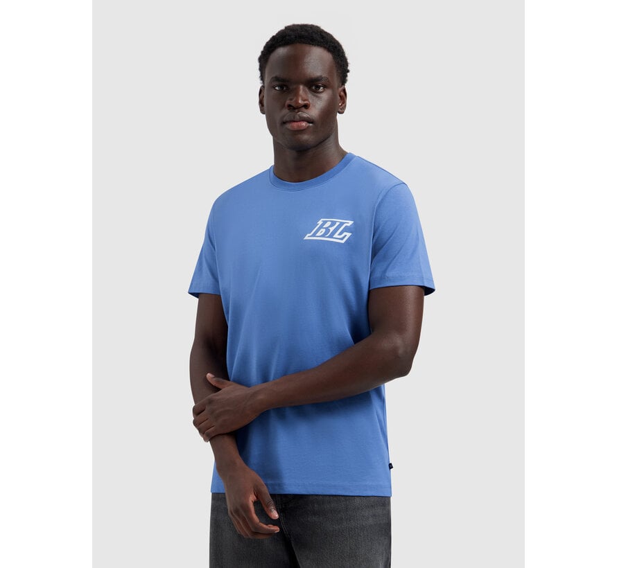 Ballin T-shirt Stacked Logo Faded Cobalt (26019107 - 12)