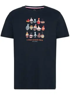 A Fish Named Fred A Fish Named Fred T-shirt Vase Navy (31.406 - 604)
