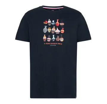 A Fish Named Fred A Fish Named Fred T-shirt Vase Navy (31.406 - 604)