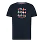 A Fish Named Fred T-shirt Vase Navy (31.406 - 604)