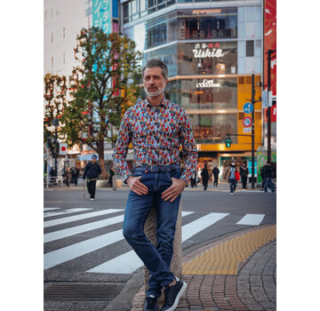 A Fish Named Fred A Fish Named Fred Overhemd Tokyo Signs Multicolor All Color (34.017 - 073)