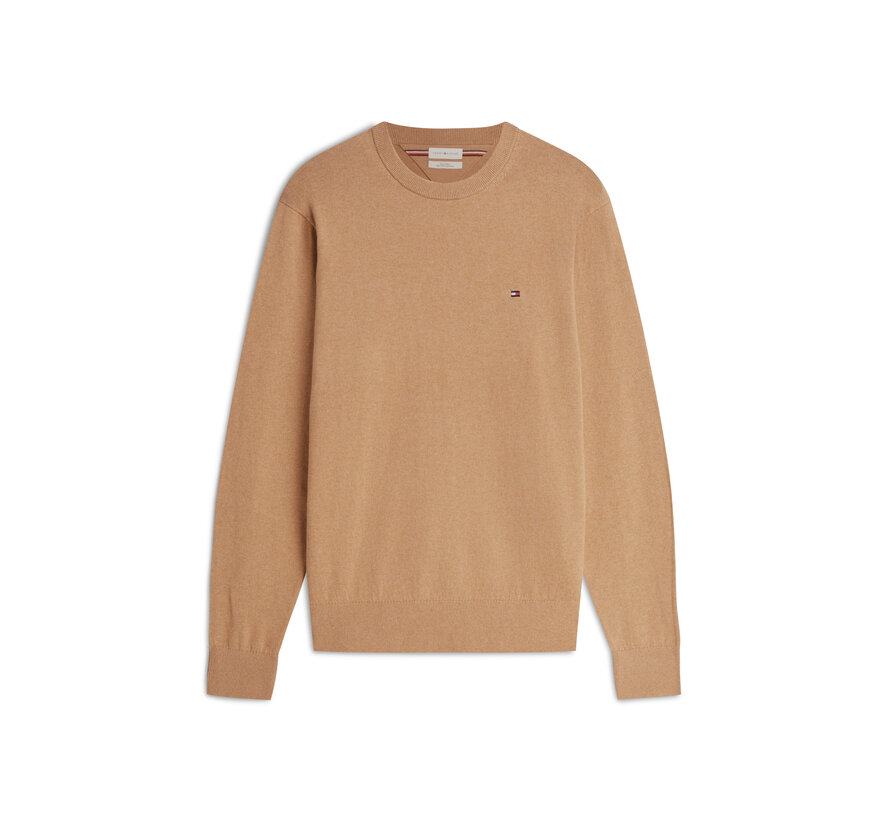 Tommy Hilfiger Pullover Pima Org Cotton/Cashmere Crew Neck Safari Canvas Heather (MW0MW28046 - A1L)
