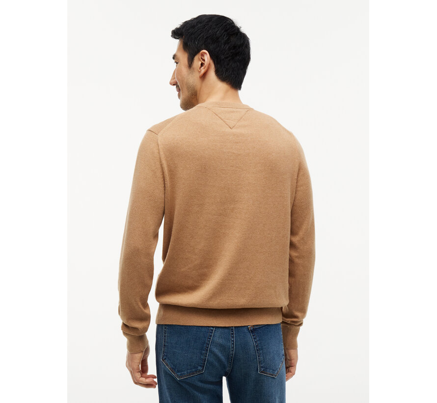 Tommy Hilfiger Pullover Pima Org Cotton/Cashmere Crew Neck Safari Canvas Heather (MW0MW28046 - A1L)