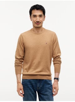 Tommy Hilfiger Tommy Hilfiger Pullover Pima Org Cotton/Cashmere Crew Neck Safari Canvas Heather (MW0MW28046 - A1L)