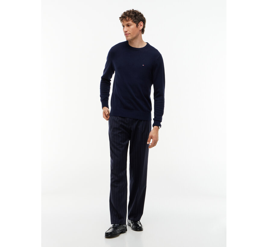 Tommy Hilfiger Pullover Pima Org Cotton/Cashmere Crew Neck Navy Blue (MW0MW28046 - DW5)