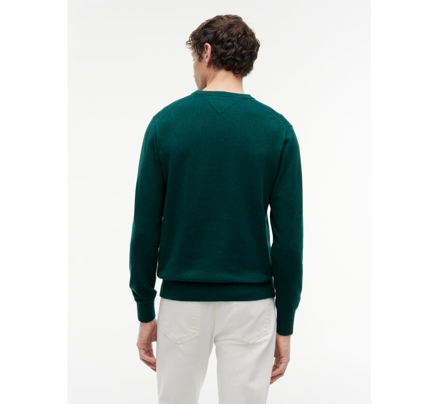 Tommy Hilfiger Pullover Pima Org Cotton/Cashmere Crew Neck Ornamental Green Heather (MW0MW28046 - MQ8)