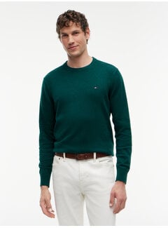Tommy Hilfiger Tommy Hilfiger Pullover Pima Org Cotton/Cashmere Crew Neck Ornamental Green Heather (MW0MW28046 - MQ8)