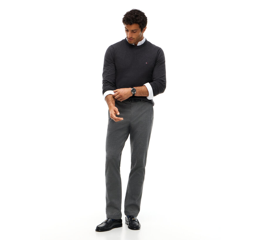 Tommy Hilfiger Pullover Pima Org Cotton/Cashmere Crew Neck Dark Grey Heather (MW0MW28046 - P92)