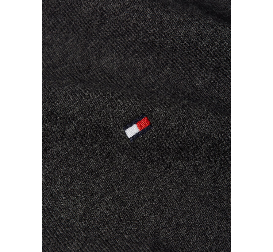 Tommy Hilfiger Pullover Pima Org Cotton/Cashmere Crew Neck Dark Grey Heather (MW0MW28046 - P92)