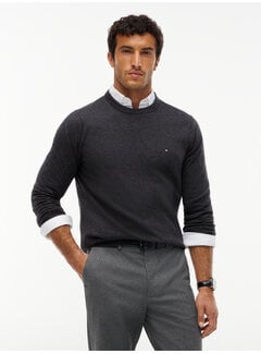 Tommy Hilfiger Tommy Hilfiger Pullover Pima Org Cotton/Cashmere Crew Neck Dark Grey Heather (MW0MW28046 - P92)