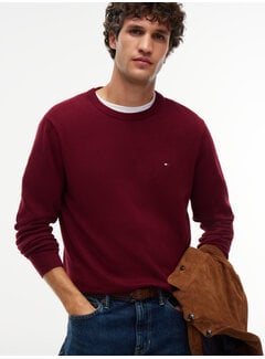 Tommy Hilfiger Tommy Hilfiger Pullover Pima Org Cotton/Cashmere Crew Neck Burgundy (MW0MW28046 - VLP)