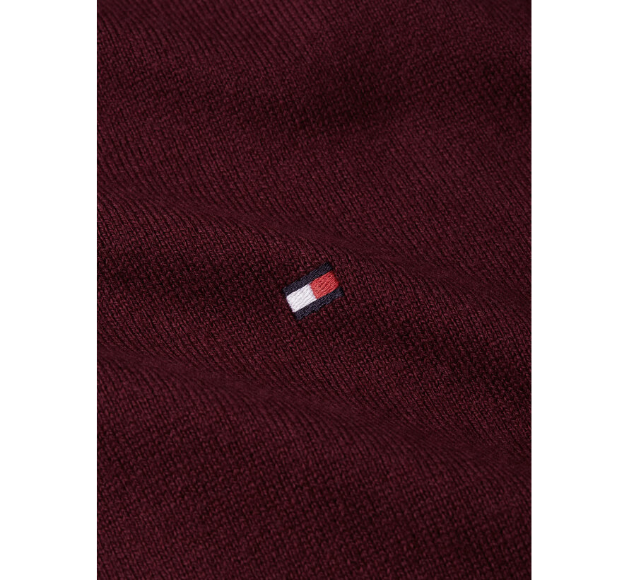 Tommy Hilfiger Pullover Pima Org Cotton/Cashmere Crew Neck Burgundy (MW0MW28046 - VLP)