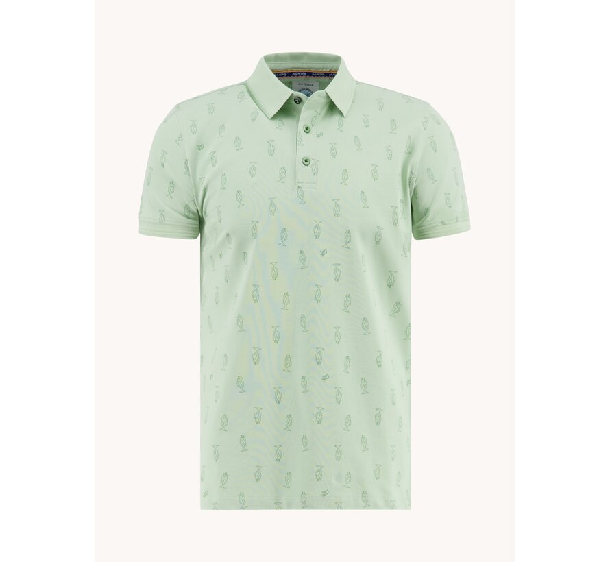 A Fish Named Fred Polo Fish Olive Green (33.306 - 302)