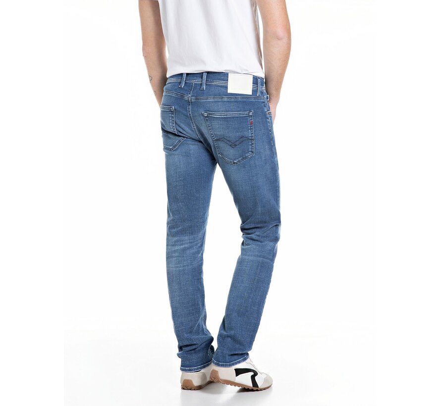 Replay Hyperflex Jeans Grover Straight Fit Medium Blue (MA972Z 661 16A - 009)