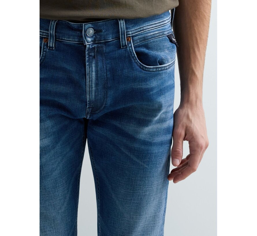 Replay Hyperflex Jeans Grover Straight Fit Medium Blue (MA972Z 661 16A - 009)