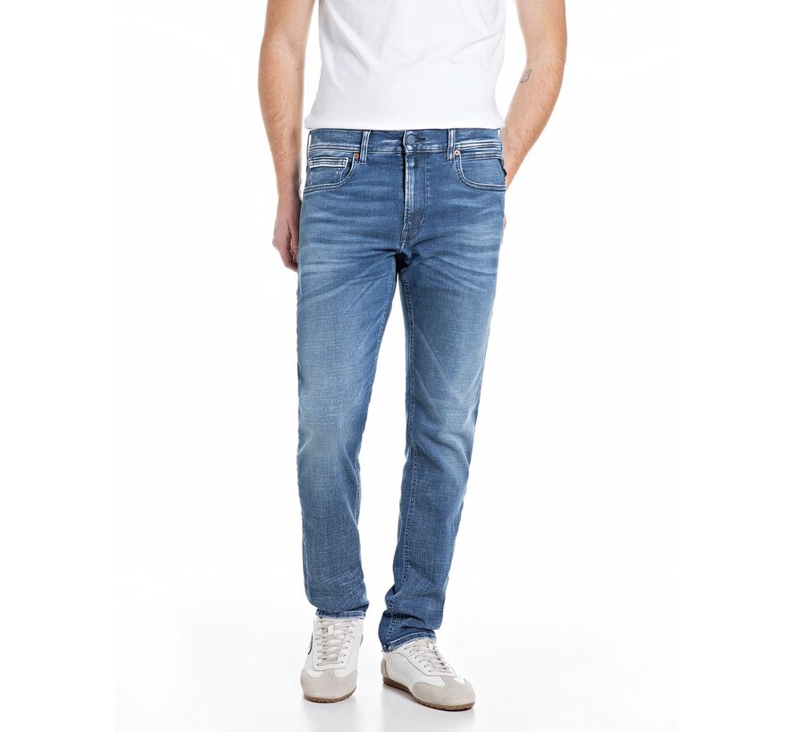 Replay Hyperflex Jeans Grover Straight Fit Medium Blue (MA972Z 661 16A - 009)