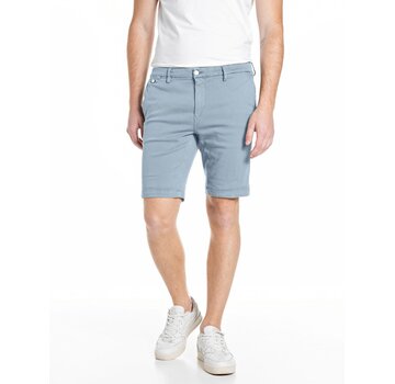 Replay Replay Hyperflex Jeans Short Benni Regular Fit Pewter Blue  (M9782E 8366197 - 211)