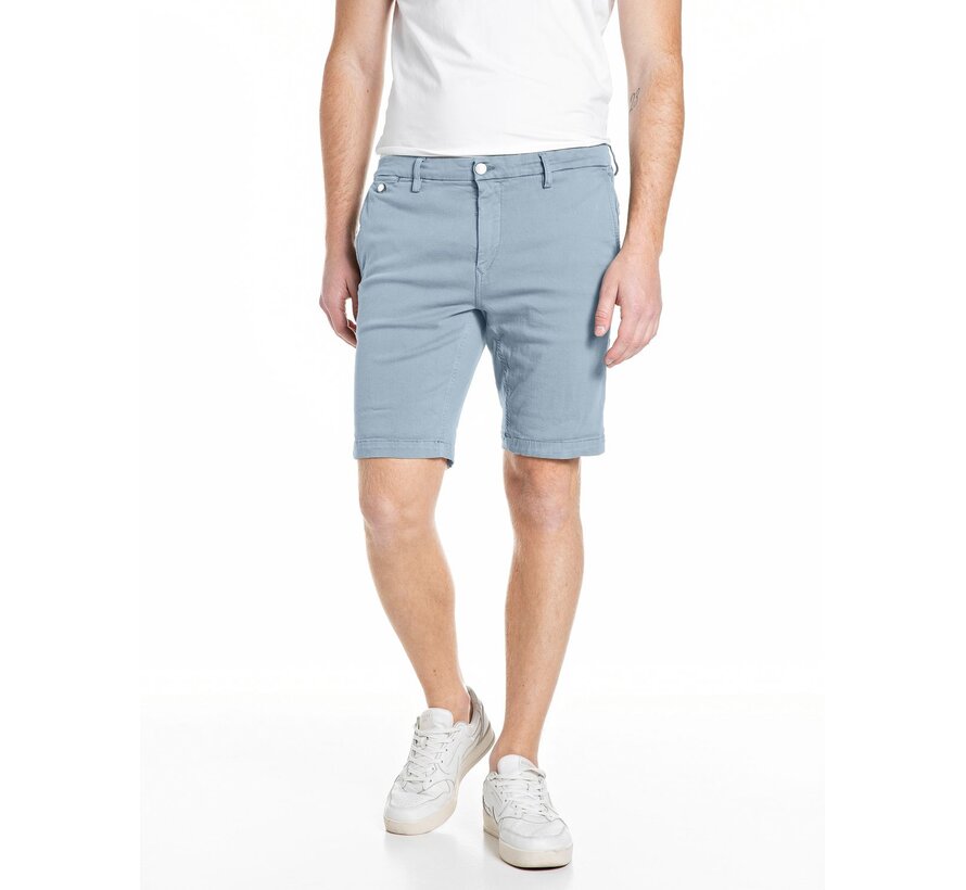 Replay Hyperflex Jeans Short Benni Regular Fit Pewter Blue  (M9782E 8366197 - 211)