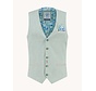 A Fish Named Fred Gilet Waistcoat Linen Look Thyme (33.135 - 312)