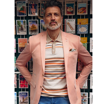 A Fish Named Fred A Fish Named Fred Colbert Blazer Pique Orange (33.301 - 450)