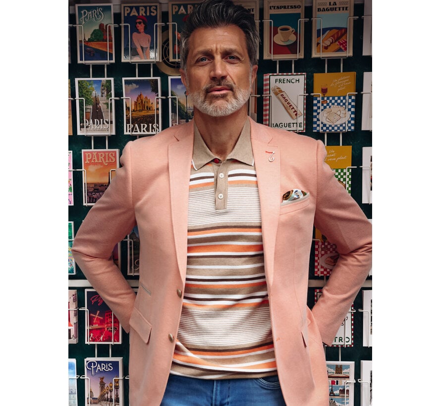 A Fish Named Fred Colbert Blazer Pique Orange (33.301 - 450)