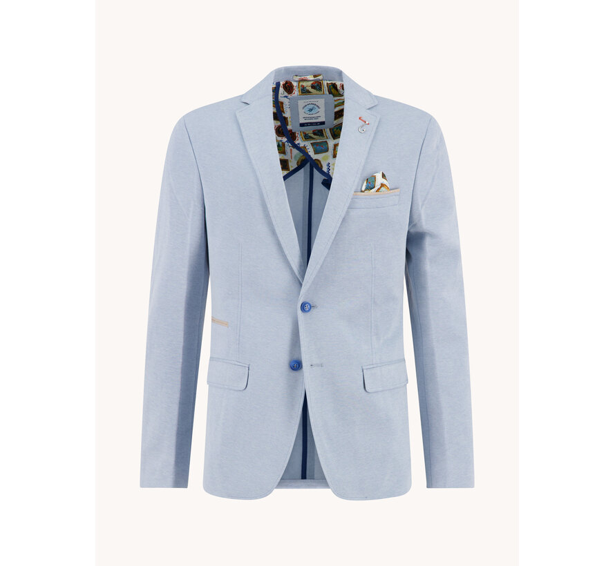 A Fish Named Fred Colbert Blazer Pique Light Blue (33.301 - 610)