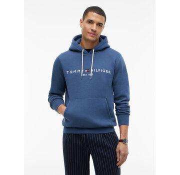 Tommy Hilfiger Tommy Hilfiger Hooded Sweater Tommy Logo Aegean Sea (MW0MW11599 - DBZ)