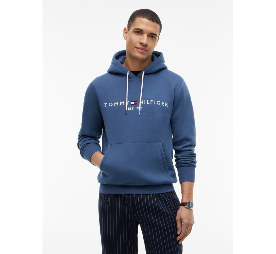 Tommy Hilfiger Hooded Sweater Tommy Logo Aegean Sea (MW0MW11599 - DBZ)