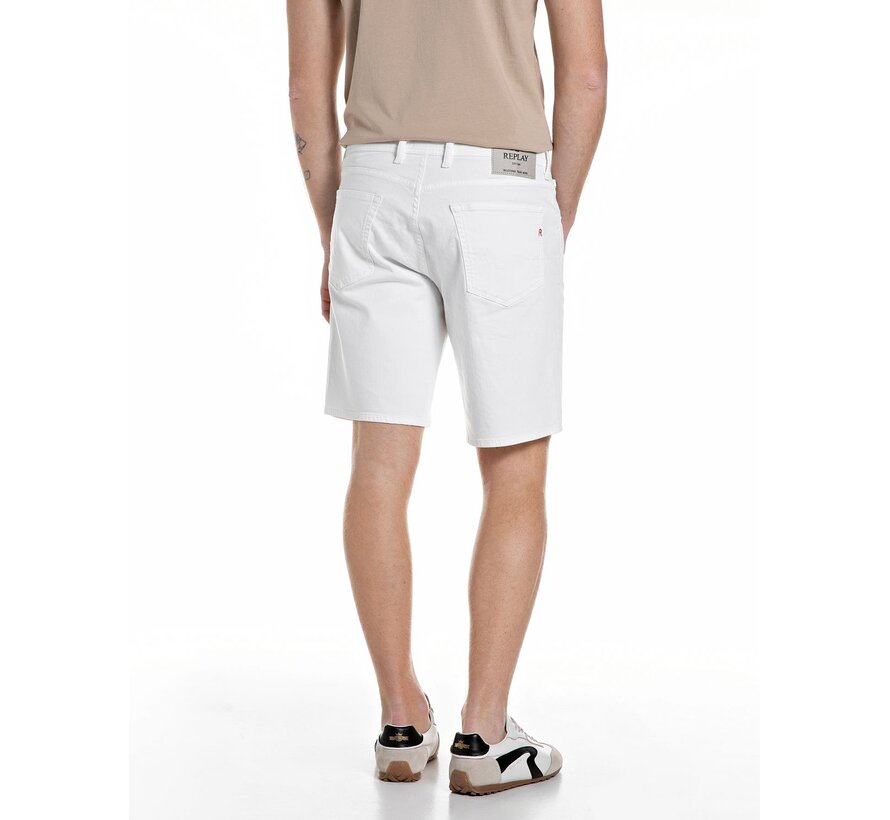 Replay Jeans Short Grover Straight Fit White (M1072 .000.8488701 - 001)