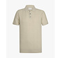 Profuomo Polo Visgraat Katoen/Linnen Raw White (PPXD10003D)