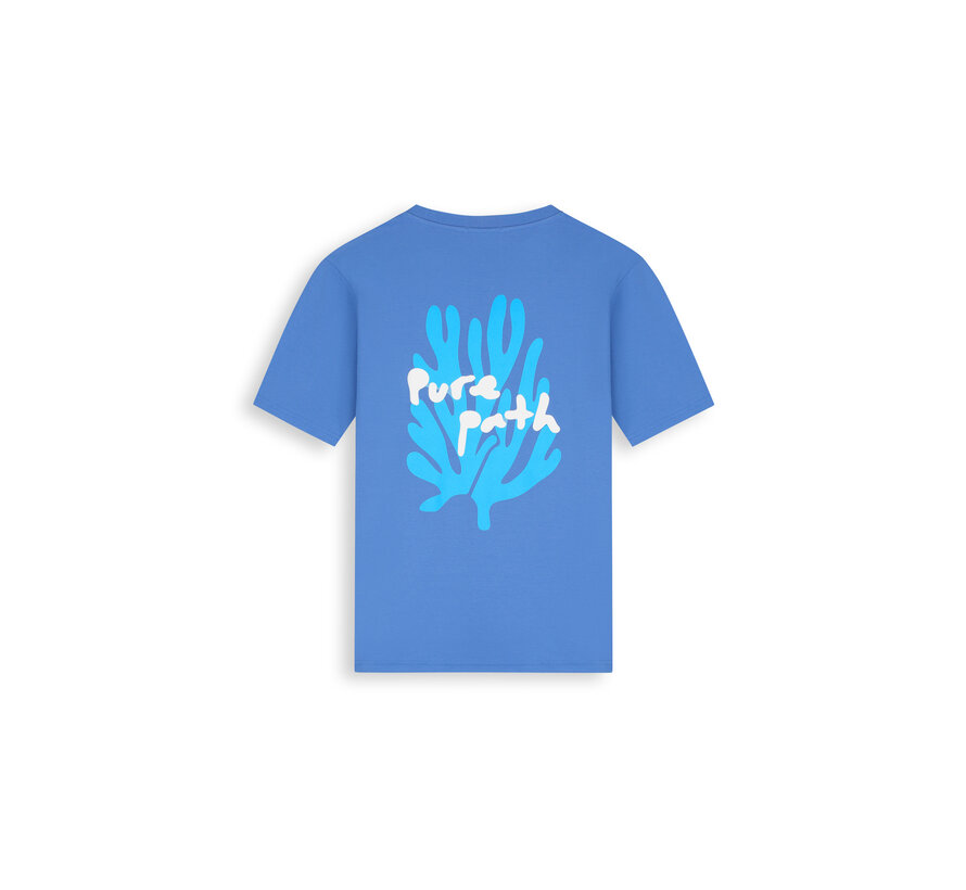 Pure Path T-shirt Coral Reef Faded Cobalt (26020103 - 12)