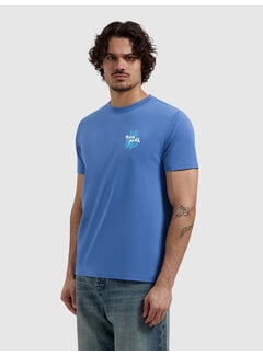 Pure Path Pure Path T-shirt Coral Reef Faded Cobalt (26020103 - 12)