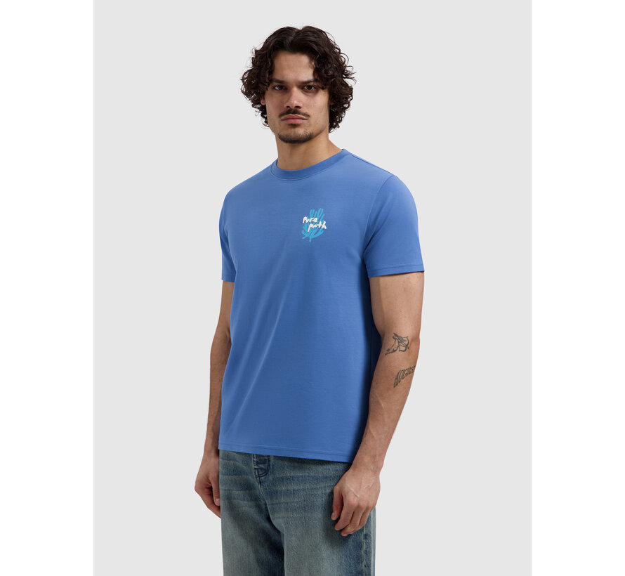 Pure Path T-shirt Coral Reef Faded Cobalt (26020103 - 12)