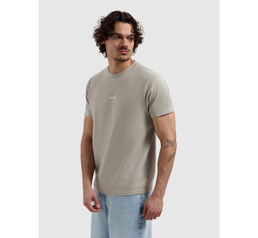 Pure Path T-shirt Riva Boat Taupe (26020105 - 53)