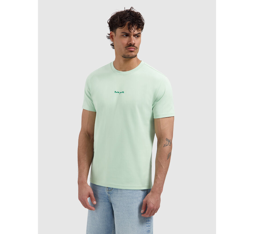 Pure Path T-shirt Pixel Flower Light Green (26020106 - 13)