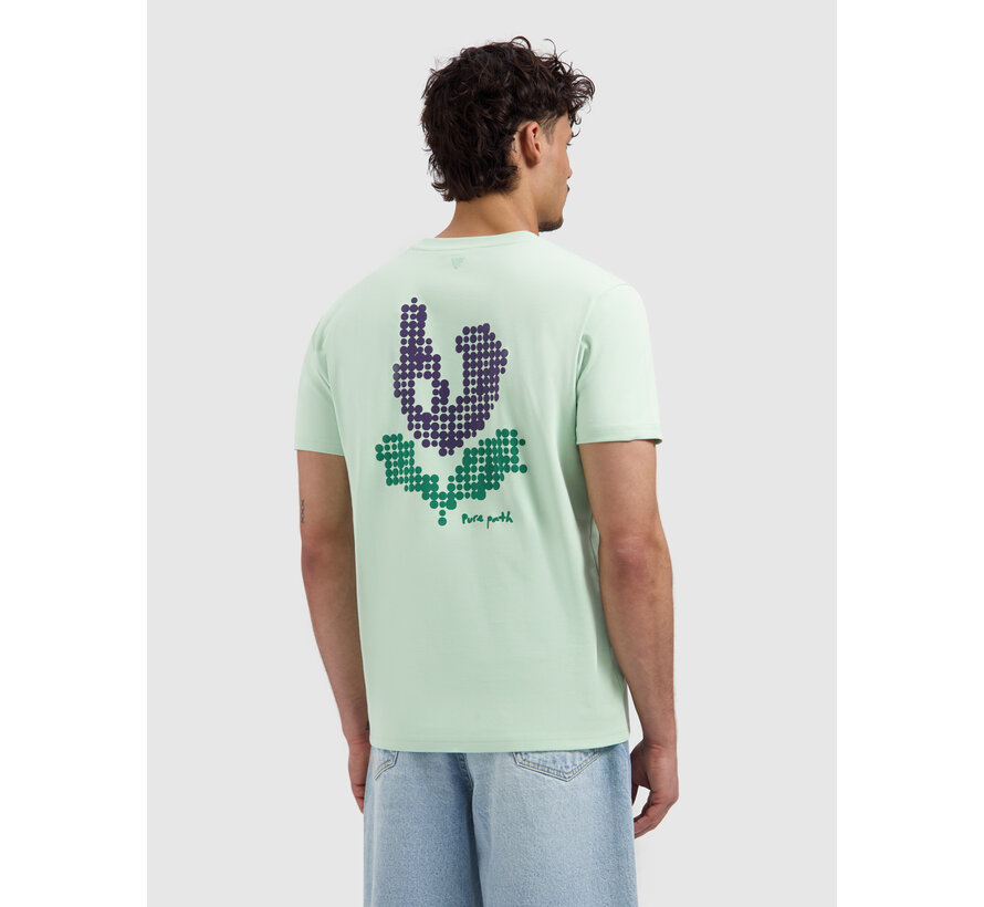 Pure Path T-shirt Pixel Flower Light Green (26020106 - 13)