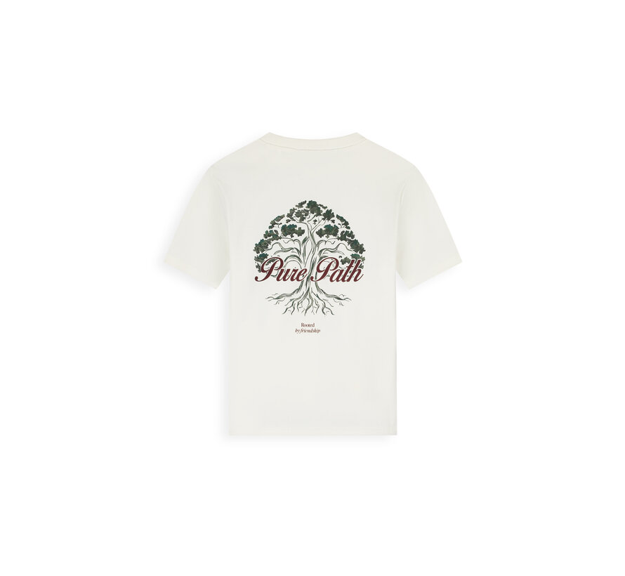Pure Path T-shirt Rooted Tree Ecru (26030102 - 54)