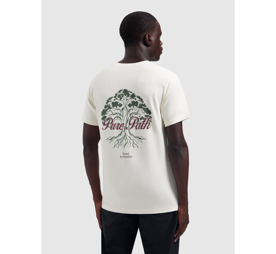Pure Path T-shirt Rooted Tree Ecru (26030102 - 54)