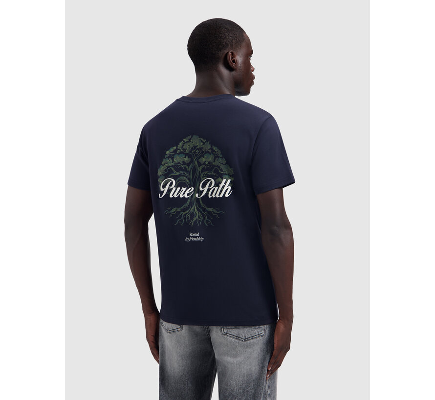 Pure Path T-shirt Rooted Tree Dark Navy (26030102 - 57)