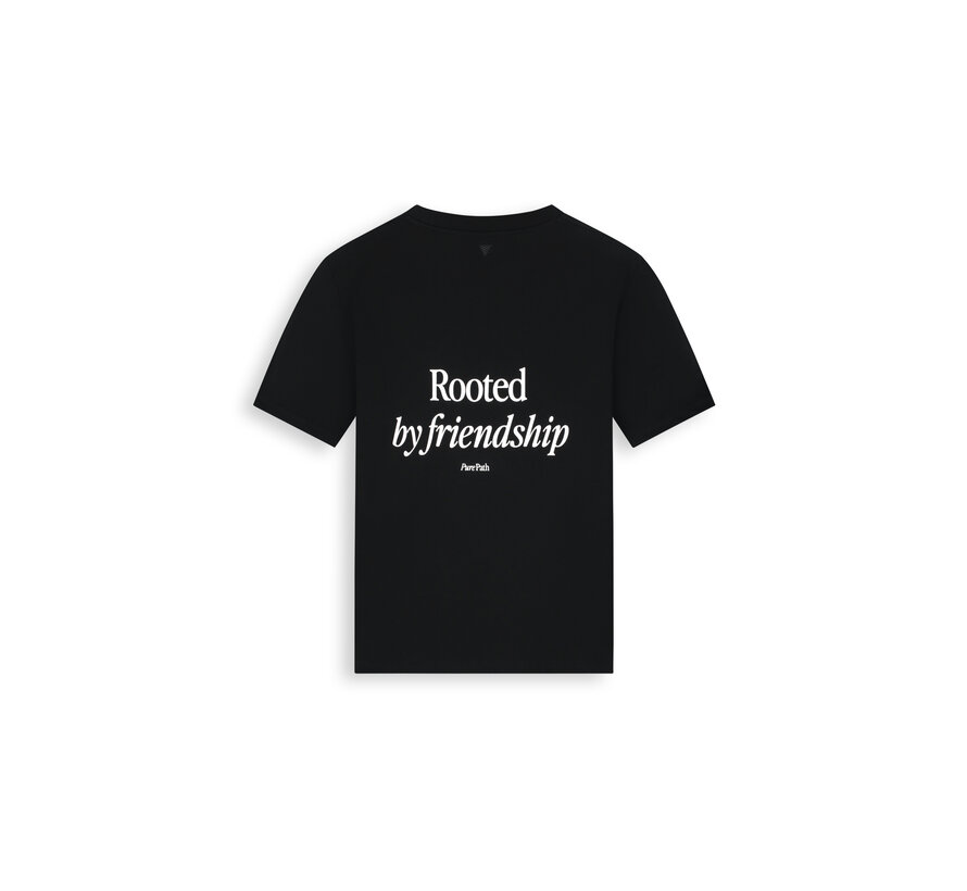 Pure Path T-shirt Rooted By Friendship Black (26030108 - 02)