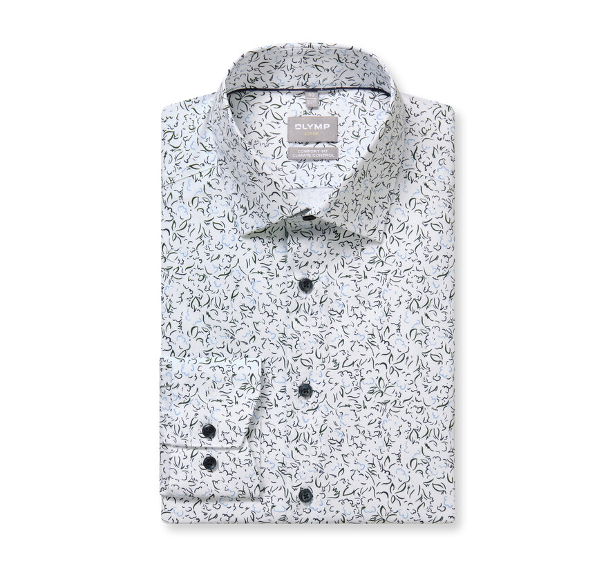 Olymp Overhemd Luxor 24/7 Print (1021 84 - 00)