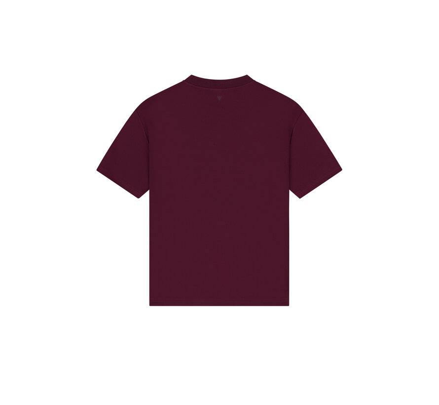Pure Path T-shirt Essential Initials Wine (26030112 - 107)