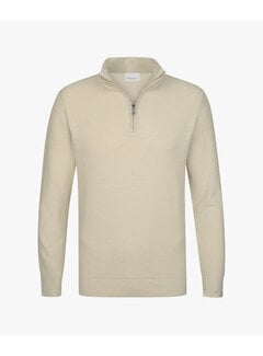 Profuomo Profuomo Half Zip Pullover Structure Off White (PPXJ10002B)