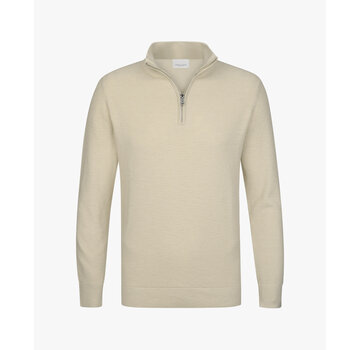 Profuomo Half Zip Pullover Structure Off White (PPXJ10002B)