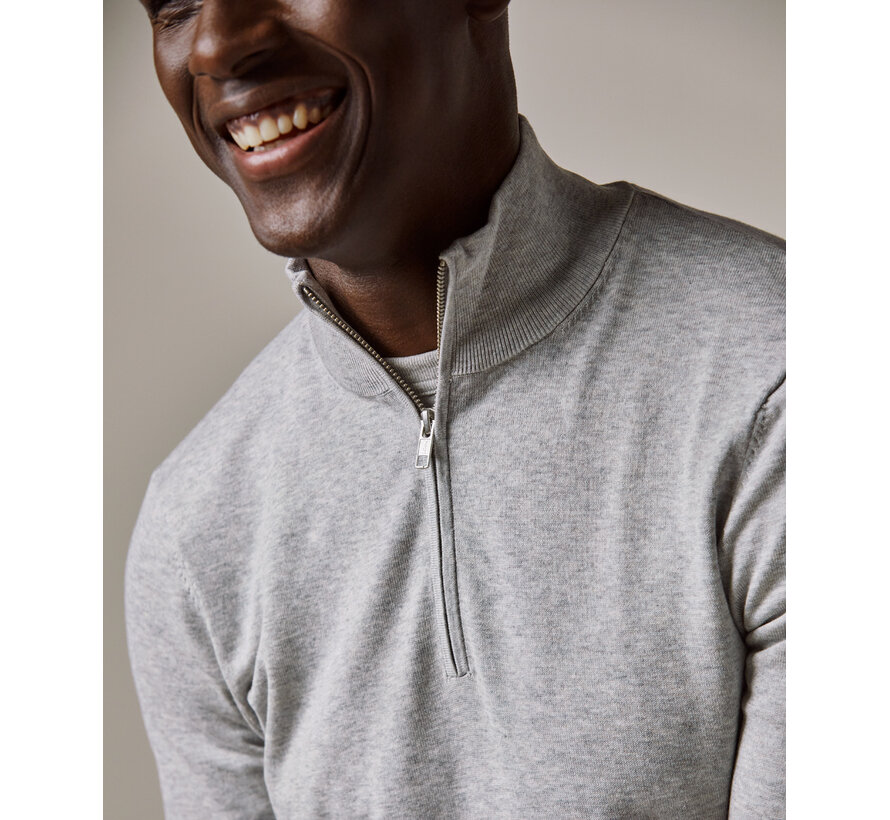 Half Zip Pullover Light Grey (PP2J00010B)