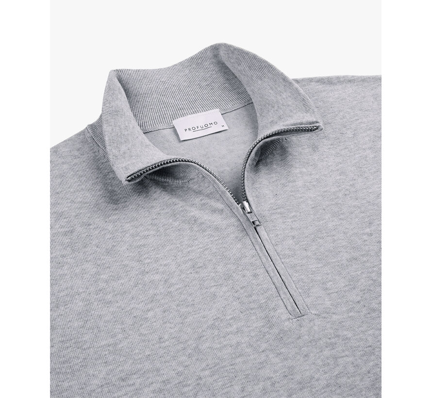 Half Zip Pullover Light Grey (PP2J00010B)
